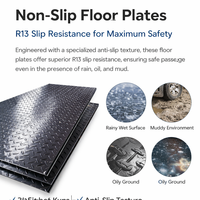 Tapis de sol en plastique haute densité HDPE, capacité de charge statique de 150 tonnes, support structurel pour les stabilisateurs de grues lourdes