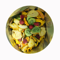 Sin aditivos artificiales Chips mixtos de verduras y frutas Snack saludable con sabor salado Textura dura Frito y envasado al vacío