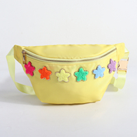 Keymay fermeture éclair Fanny Pack Nylon partout ceinture sac pour femmes bandoulière sangle réglable citron bricolage étoiles Pathces LOGO taille Pack