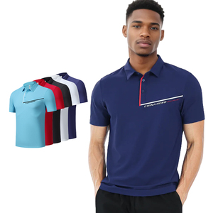 เสื้อโปโลคอปกแบบคลาสสิกวัสดุกันเหงื่อชุดออกกำลังกาย - Product Image 2