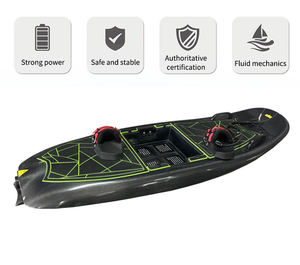 Tabla de surf eléctrica de fibra de carbono OEM con propulsión a chorro y esquís acuáticos equipados con una batería y motor de alta capacidad - Product Image 5