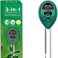Medidor de Suelo 3 en 1, Precio de Fábrica, Sensor de Humedad y Luz del Suelo, Analizador Digital, Detector de Pruebas para Jardinería, Herramienta Agrícola, Medidor de pH del Suelo