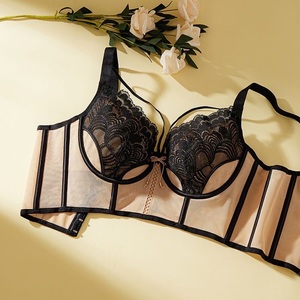 Oreilles de lapin sous-vêtements en dentelle <span class=keywords><strong>française</strong></span> les <span class=keywords><strong>gros</strong></span> seins des femmes montrent un soutien-gorge anti-affaissement à armatures souples et à mémoire de forme - Product Image 5