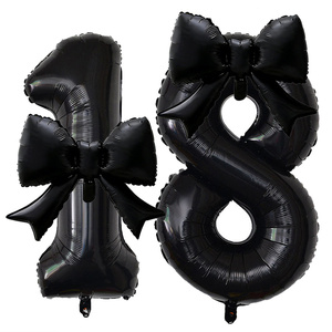 Venta al por Mayor de Sets de Globos de Aluminio con Número 18 para Cumpleaños, Decoración para Ceremonias de Mayoría de Edad - Product Image 2