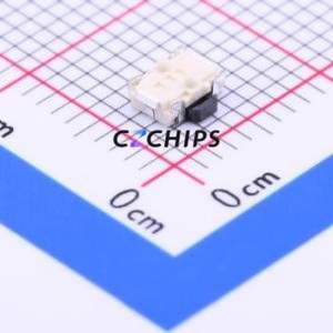 MPTCLG-Q-T/R Tactile Switch SMD Switch Single Pole Single Throw Rectangle Button Horizontal Mount 50mA - Product Image 2