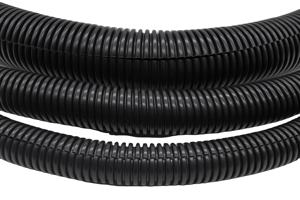 Tuyau de <span class=keywords><strong>conduit</strong></span> <span class=keywords><strong>flexible</strong></span> de <span class=keywords><strong>conduit</strong></span> ondulé électrique OUVERT de couleur noire - Product Image 5