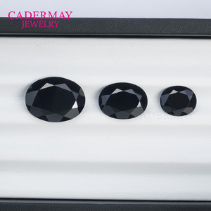 Cadermay Natural Black Spinel Loose Gemstone Mixed Shapes For Jewelry Making - Product Image 3
