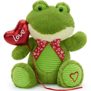 Meilleures ventes de jouets en peluche en forme de cœur, ours en peluche, grenouille, pour les amoureux, symbole d'<span class=keywords><strong>amour</strong></span> pour la Saint-Valentin, cadeau d'anniversaire - Product Image 2