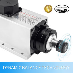 Moteur de broche haute fréquence à courroie carrée refroidi par air ER20 2,2 kW, directement de l'usine Zhong Hua Jiang, pour machine de gravure CNC - Product Image 4