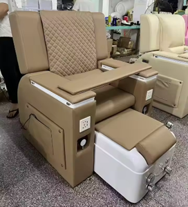 Automatic Luxury Pedicure <b>Massage</b> <b>Chair</b> Whirlpool 180 Degrees Adjustable <b>Reclining</b> Seat Pipeless Jet System 7-Color LED Lamp for - Product Image 5