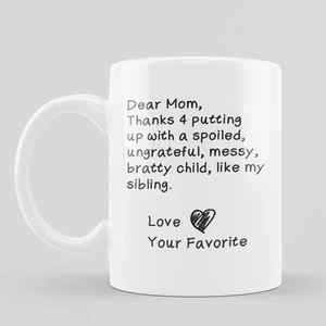 Tazza 'Migliore Mamma di Sempre' per la Festa della Mamma, Regalo per Nuove Mamme, Tazza in Ceramica Divertente da 11 oz per Caffè/Tè/Cacao, Regalo Unico - Product Image 4