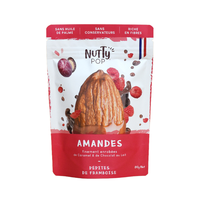Bolsa de Embalaje de Plástico Duradera con Cierre de Cremallera y Base Plana, Personalizada e Impresa, para Frutos Secos Mixtos