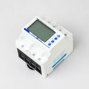 QJC The Multifunctional Automatic Voltage Protector 100A Adjustable Digital Over Under Voltage Protector wifi meter
