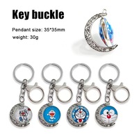 Nouveauté 2026, Meilleure Vente : Porte-clés Pendentif Rotatif en Alliage avec Gemme Tournante en Cristal, Thème Animation DBZ, Cadeau Anime Créatif
