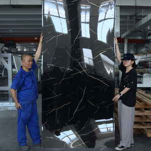 PVC tấm đá cẩm thạch UV tường Bảng điều khiển cho trang trí nội thất tắm tấm Tường Trung Quốc bán buôn nội thất Tấm ốp tường - Product Image 4