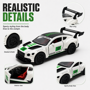 YZModel Coche Deportivo de Juguete de Aleación Fundida a Presión a <span class=keywords><strong>Escala</strong></span> 1:36 con Puertas Abribles y Ruedas Móviles para Niños - Product Image 4