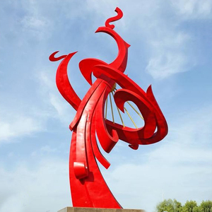 Escultura de Dragón Grande de Acero Inoxidable Pulido S019, Arte Metálico Moderno para Exteriores, para Plazas Comerciales y Entradas de Hoteles - Product Image 6