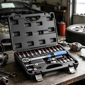 Chiave Dinamometrica a Regolazione Rapida per Regolazione Valvole Motore, Set Professionale di Chiavi Regolabili - Product Image 1