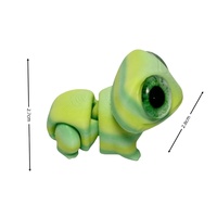 Mainan Katak Lucu Bermata Besar Cetak 3D, Dekorasi Katak Shougong Mini dari Kaca, Hadiah Simulasi Mata Silang-Batas, Cetak 3D Cina