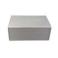 Özel 66*43 alüminyum ekstrüzyon elektrik amplifikatör kontrol kutusu muhafaza Mini PC kasa bölünmüş elektronik ve enstrüman barınak