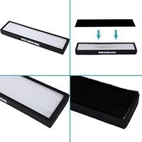 Filtre de remplacement HEPA véritable compatible avec les séries Idylis IAP-GG-125, FIL-GG-125 et Germguardian AC5000 FLT5000 C