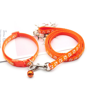 Conjunto de <span class=keywords><strong>Collar</strong></span> y correa para mascotas, venta al por mayor, <span class=keywords><strong>Collar</strong></span> bonito para cachorros y perros que andan, juego de correa - Product Image 6