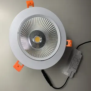China Supplier 4 inch 5inch 6 Inch/lampu sorot/Commercial Downlight 30w 35w Spotlight Anti Glare Cob Led Recessed Spot Light