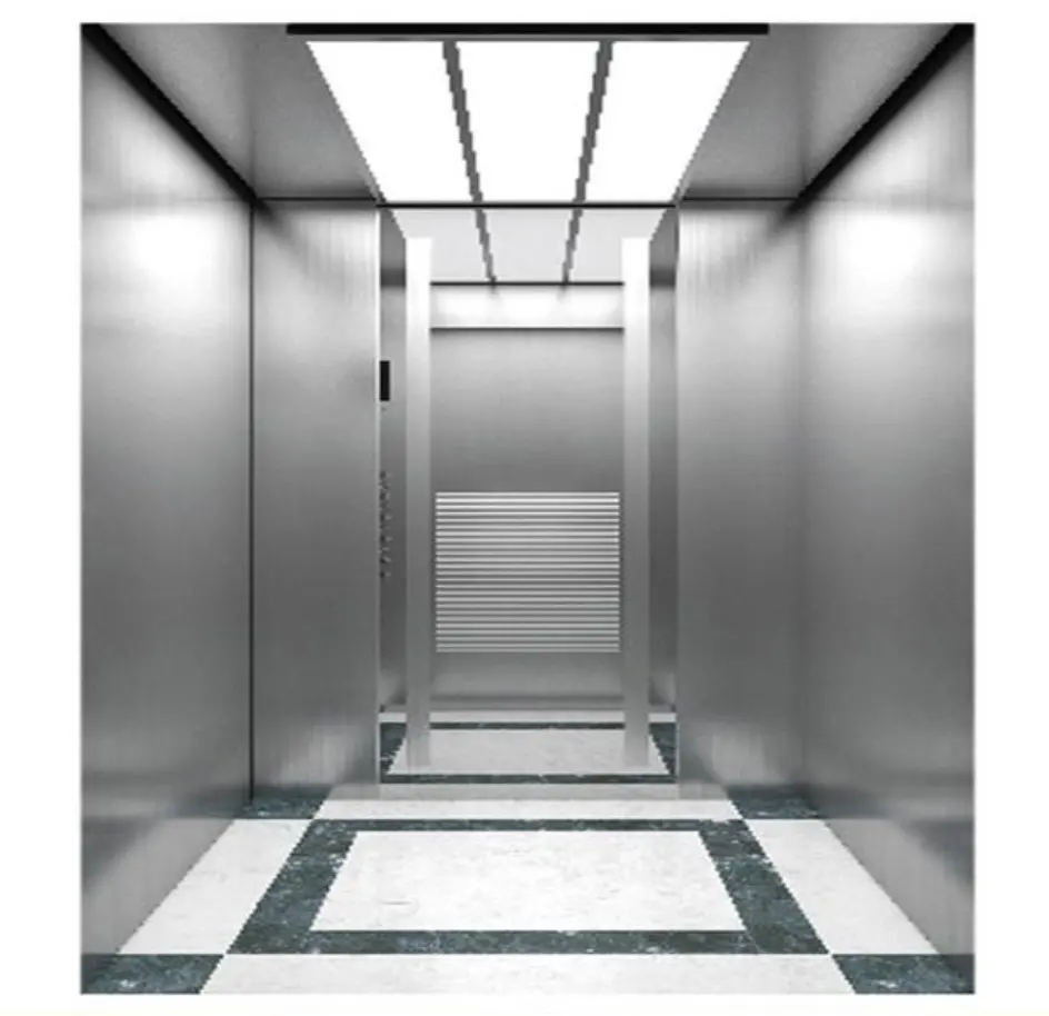 Fourniture d'ascenseur électrique en acier inoxydable Patients Lit Passage Hôpital Système de levage Ascenseur domestique Ascenseur