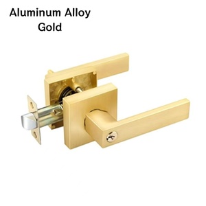 US Design Heavy Duty <strong>Door</strong> <strong>Knob</strong> Lock With Key Set Aluminum Privacy <strong>Door</strong> Lever Handles Turn-Button Lock High Security Anti-Theft - Product Image 1