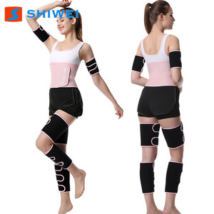 Shiwei Silver Coated Waist Trainer Set With Arm And Leg Supports For Sweat Weight Loss Exercise Fitness - Product Image 3