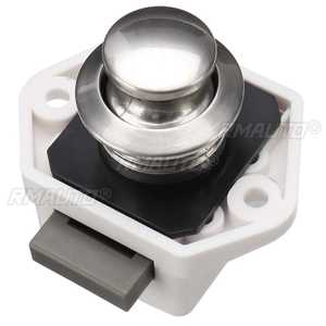 Cerradura de botón de 20 mm para cajones de caravanas, autocaravanas, barcos y muebles, herrajes de bloqueo para vehículos recreativos - Product Image 3