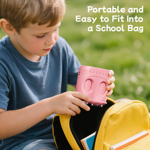 Nhựa cầm tay kính hiển vi kỹ thuật số Kính thiên văn giáo dục khoa học Đồ chơi Kính hiển vi quang học máy ảnh cho trẻ em - Product Image 6