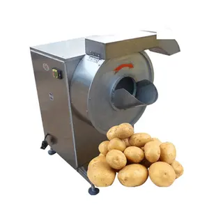 Automatic Commercial potato onion slicer machine electric french fries cassava cutter machine potato cassava cutting machine