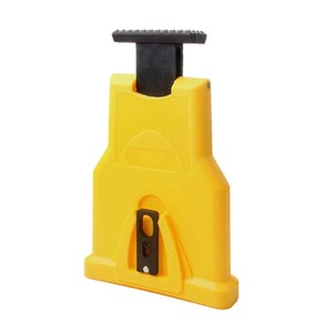 Chain <b>Grinder</b> Yellow <b>Plastic</b> Chainsaw Sharpener Woodworking Tool Blade Grinding Stone - Product Image 2