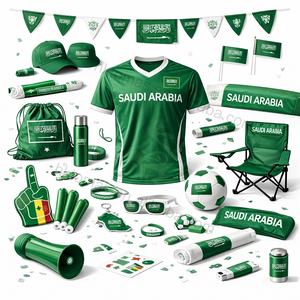 Venta al por Mayor de Artículos para Fanáticos del Fútbol: Sudadera con Capucha, Gorra, Mochila, Botella, Toalla, Cordón, Llavero, Bandera para Eventos - Product Image 1
