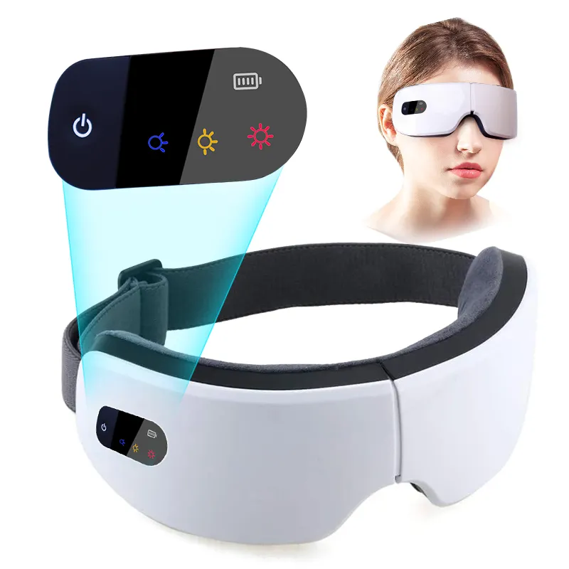 Japanese Hot Girl Electric 4 Intensity Options Heating Eye Massage Machine Eye Massager