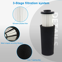 Filtre d'aspirateur compatible avec Dirt Devil F112 pour usage domestique, filtre d'aspirateur domestique