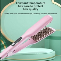 Tang pengeriting penata keramik, pelurus rambut besi datar, pelurus rambut penebal rambut