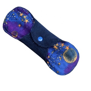 Alta calidad reutilizable de algodón orgánico de las mujeres servilleta sanitaria Pad buen precio almohadillas de tela - Product Image 3