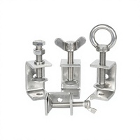 Serre-câble métrique en acier inoxydable 304, pince à levier, pince de fixation pour poutre, pince carrée en C, pince en U, pince de serrage pour tuyau, pince à anneau