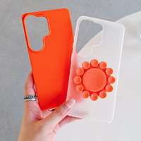 Casing Vakum Viral untuk Samsung S26 S25 Ultra, Penyangga Ponsel Vakum Trendi, Dudukan Multifungsi, Pelindung Belakang Anti Benturan