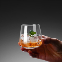 Verre à whisky classique en cristal, verre à vin, verre à boire domestique, verre à bière KTV, verre à ventre large pour la maison et les fêtes