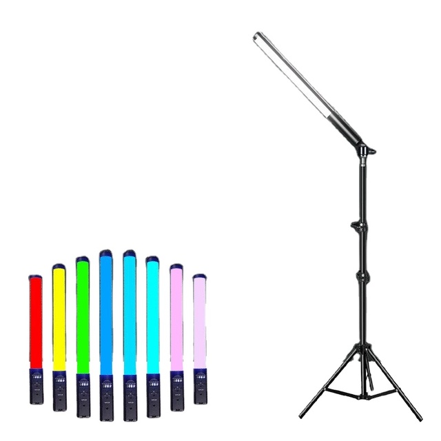 New Portable Rgb Led Light Stick Color Handheld Photography Light Stick for Photos Video Movie Vlog