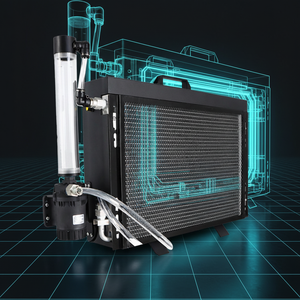 Unidad de Refrigeración por Agua Externa OCOCOO de Alta Potencia con 8 Ventiladores para Computación de IA, Clúster de GPU, Estación de Trabajo de Aprendizaje Profundo, Solución Térmica - Product Image 1