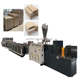 Hot sale 1220mm width wpc/pvc door board/panel extrusion line wood plastic door frame machine