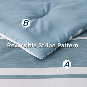 3 PC Queen Comforter Set Cooling <strong>and</strong> Warm Bed Set Charcoal <strong>Black</strong> Reversible <strong>Bedding</strong> for All Season Bed in a Bag for <strong>Bedding</strong> Set - Product Image 3