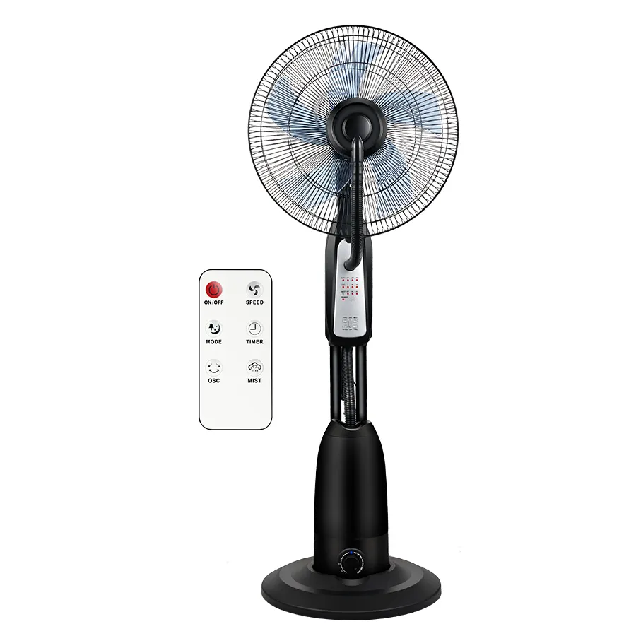 16inch 123cm outdoor indoor use stand water mist fan with 2.8L water tank