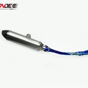 Pot d'échappement en alliage de titane modifié pour moto Yamaha <span class=keywords><strong>TMAX</strong></span> 530 <span class=keywords><strong>560</strong></span> <span class=keywords><strong>2019</strong></span>-Présent - Product Image 1