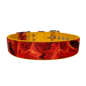 <span class=keywords><strong>Collar</strong></span> de perro de nylon reflectante ajustable, fuerte, cómodo y moderno para perros grandes con patrón de impresión - Product Image 2