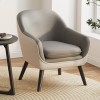 Fauteuil simple moderne pour appartement, maison de location, salon, balcon – Chaise de loisirs et de détente